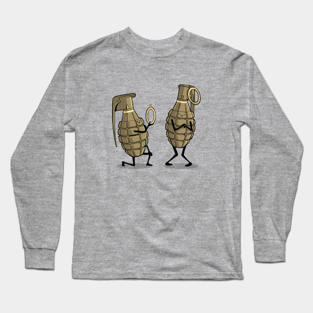 grenade engagement Long Sleeve T-Shirt by BOEC Gear